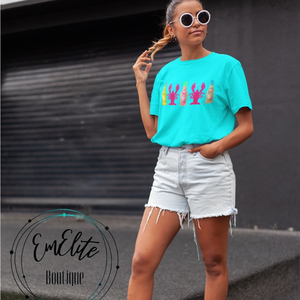 Neon Crawdad Tee